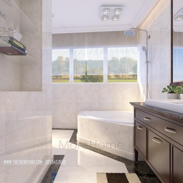 Thiết kế nội thất phòng tắm, nhà vệ sinh chung cư Hei Tower